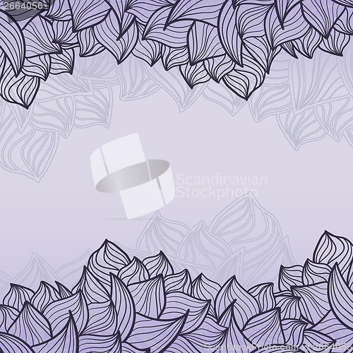 Image of abstract background of petal and wave