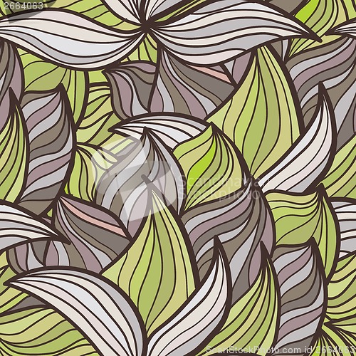 Image of abstract background of petal and wave