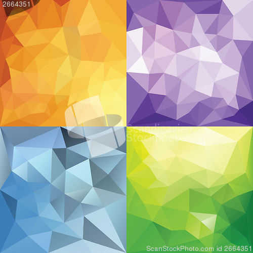 Image of Polygonal Geometric backgrounds.