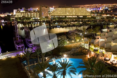 Image of The Israeli night summer in Eilat