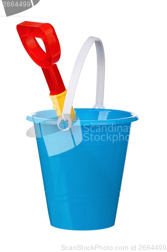 Image of Toy bucket and spade