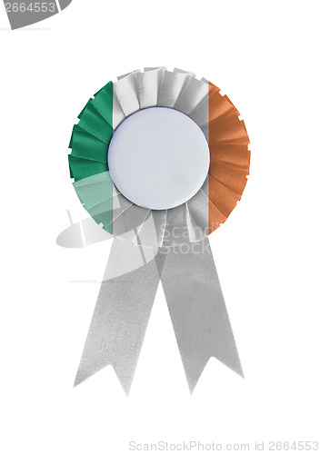 Image of Award ribbon isolated on a white background