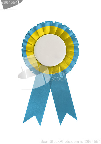 Image of Award ribbon isolated on a white background