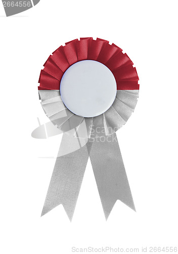 Image of Award ribbon isolated on a white background