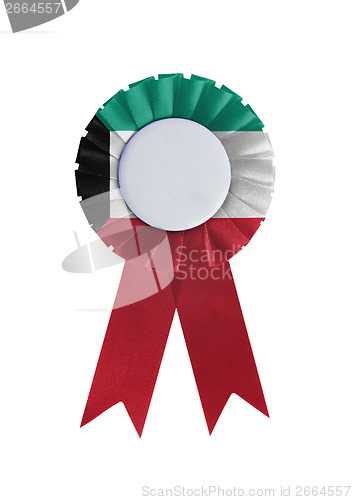 Image of Award ribbon isolated on a white background