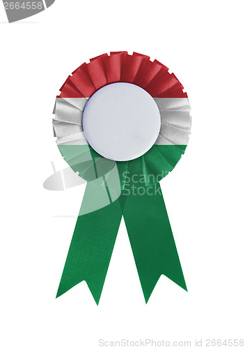 Image of Award ribbon isolated on a white background