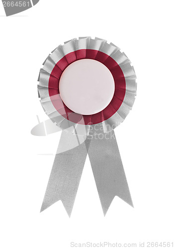 Image of Award ribbon isolated on a white background