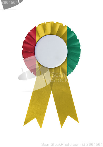 Image of Award ribbon isolated on a white background