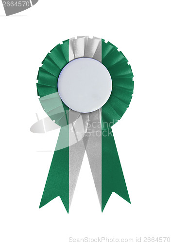 Image of Award ribbon isolated on a white background