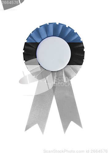 Image of Award ribbon isolated on a white background