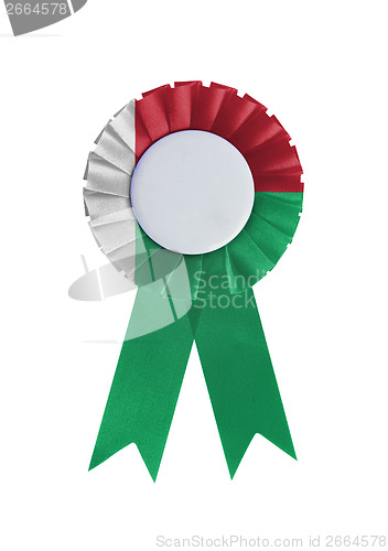 Image of Award ribbon isolated on a white background