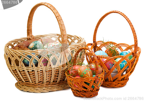 Image of Three Easter baskets