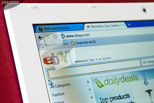 Image of ebay homepage