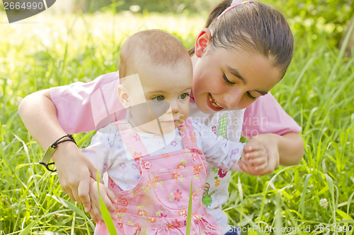Image of happy baby girl
