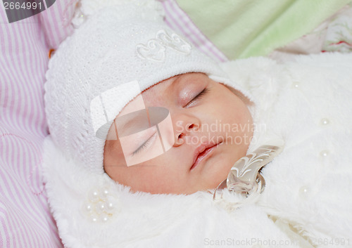 Image of baby girl sleeping