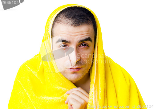 Image of sick man