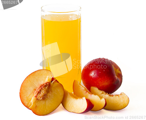 Image of peach juice