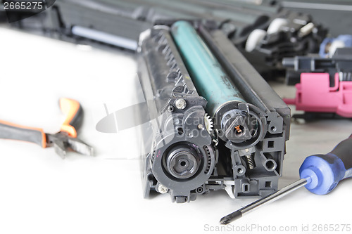 Image of service laser toner cartridge