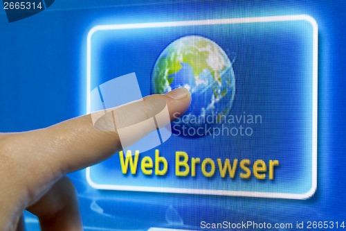 Image of Finger touch screen