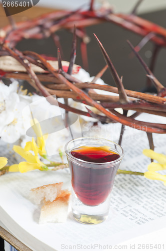 Image of Taking Communion