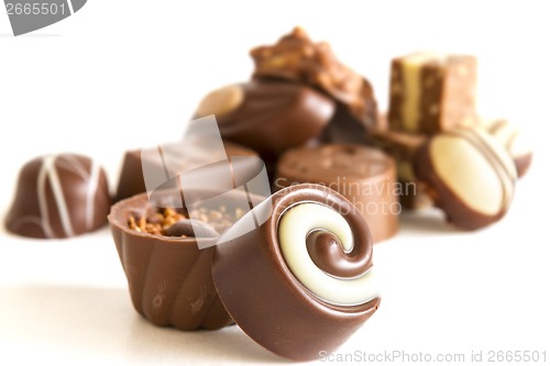 Image of Chocolate candys and truffles 