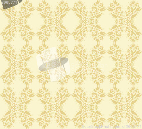 Image of neutral floral background. swirl and curve