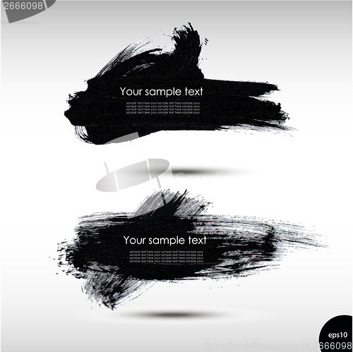Image of Vector illustration of Splash banners set