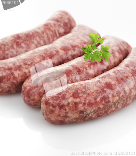 Image of Fresh Raw Sausages