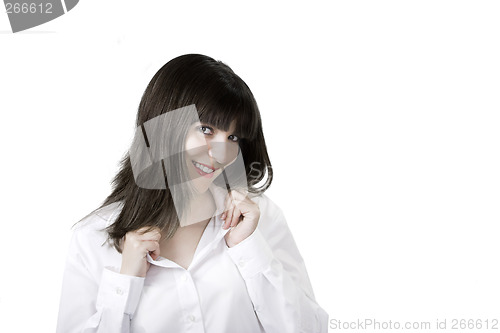 Image of Woman laughing