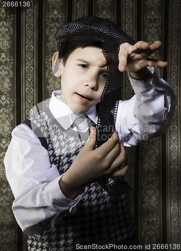 Image of Child considered analog photographic film