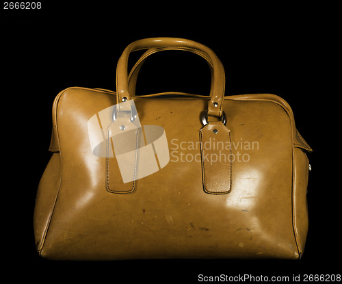 Image of Old vintage luggage bag