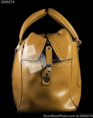 Image of Old vintage luggage bag