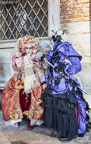 Image of Venetian Costumes Scene