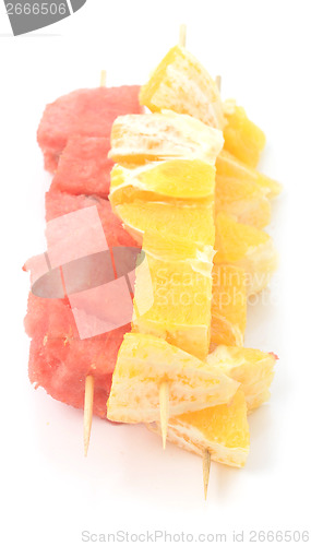 Image of fruit kebab