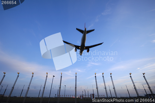 Image of Plane and lights