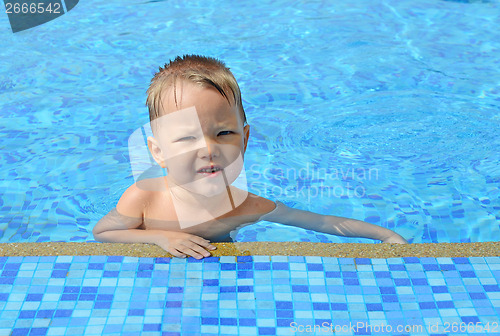 Image of baby in pool