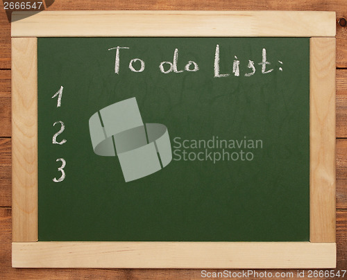 Image of to do list