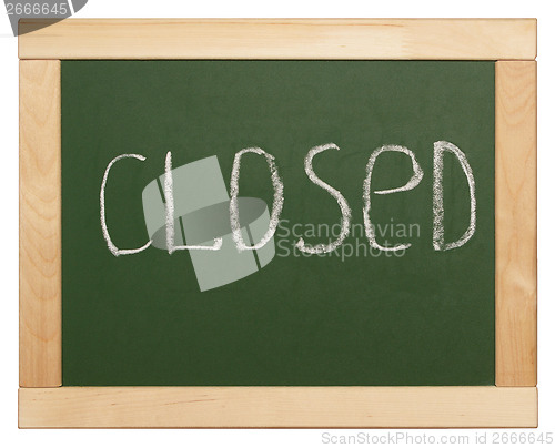 Image of closed