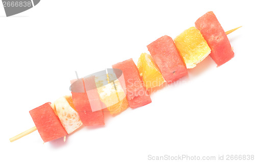 Image of fruit kebab