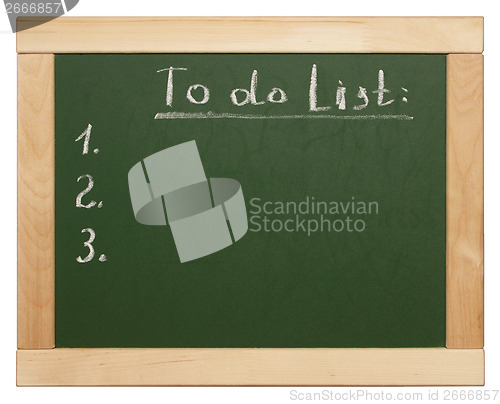 Image of to do list