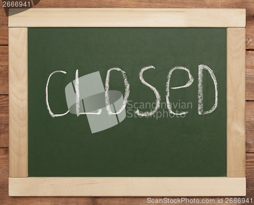 Image of closed