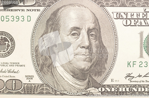Image of one hundred dollars