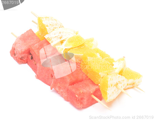 Image of fruit kebab