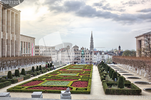 Image of Monts des Arts in Brussels, Belgium