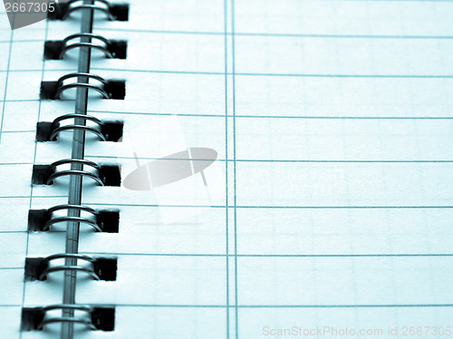 Image of Blank notebook page