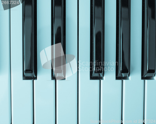 Image of Music keyboard keys