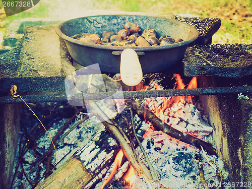 Image of Retro look Barbecue picture