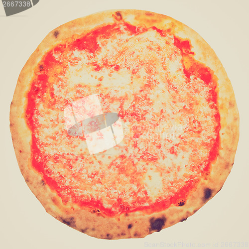 Image of Retro look Pizza Margherita