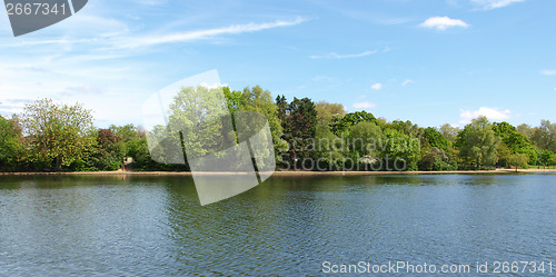 Image of Serpentine lake, London