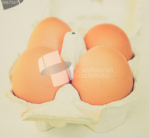 Image of Retro look Eggs picture